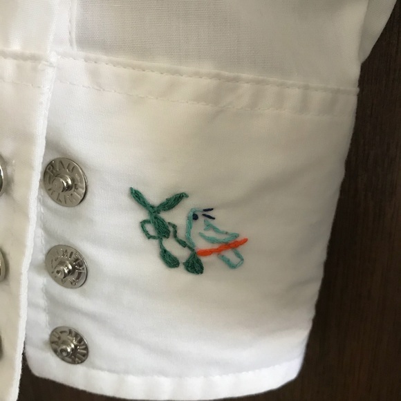 Hand Embroidered 1980s Wrangler Western Shirt - Picture 8 of 8